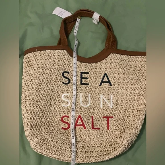 Straw Bag Time And Tru Beach Bag Time And Tru Beach Tote Bag Like